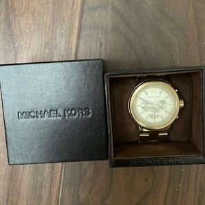 Michael Kors Gold Oversized Watch